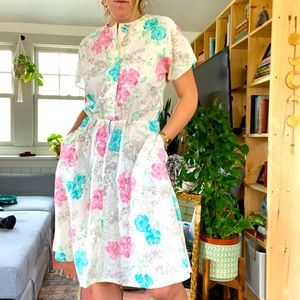 Vintage Floral Dress